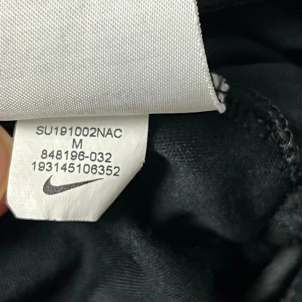 Nike Womens Dri-FIT 10/10 Running Athletic Shorts Grey‎ Black 848196-032 Size M